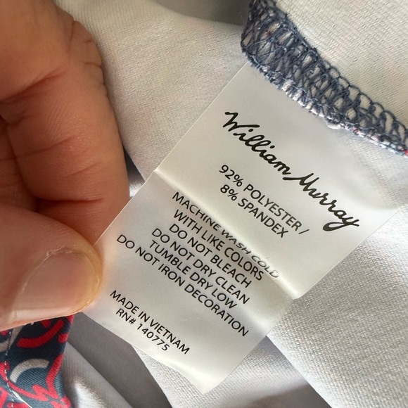 William Murray Polo Dress Short Sleeve Golf Stretch Pockets Medium NEW 1375 - Picture 7 of 7